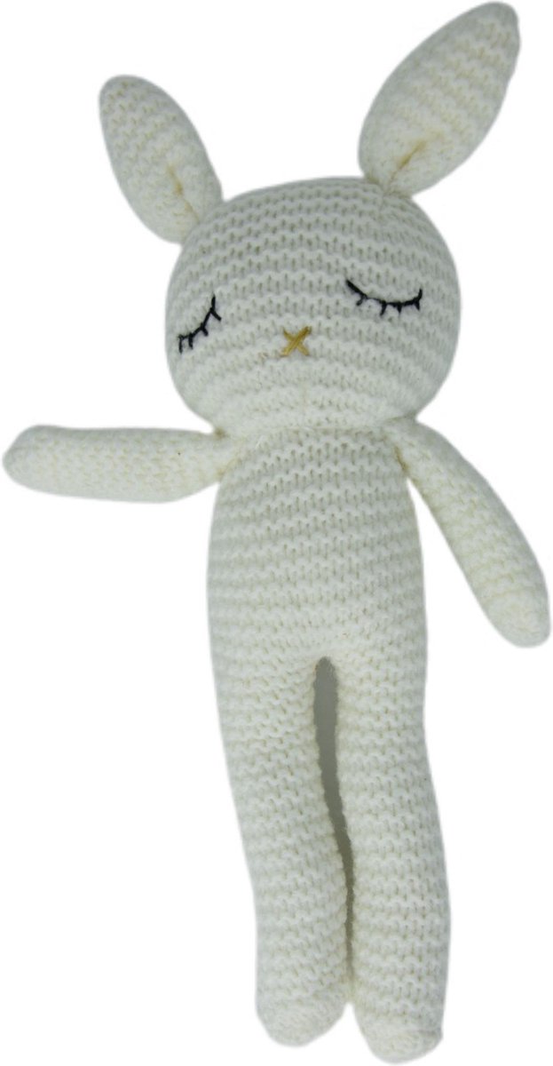 BUBBELOO™ AMIGURUMI BUNNY (WHITE)|KNUFFEL|SPEELGOED|KONIJN|AMIGURUMI|ZACHT|BIO|BABY|PEUTER